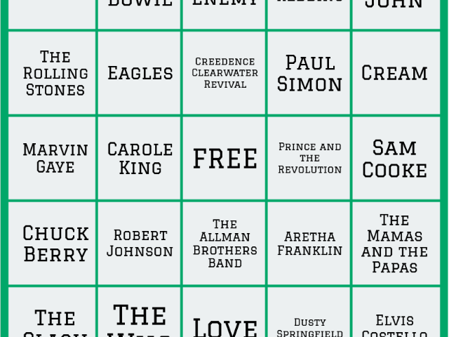 (Music) bingo module}