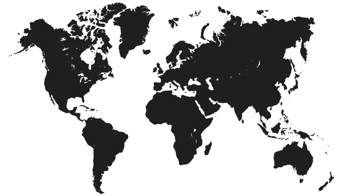 A picture of a world map